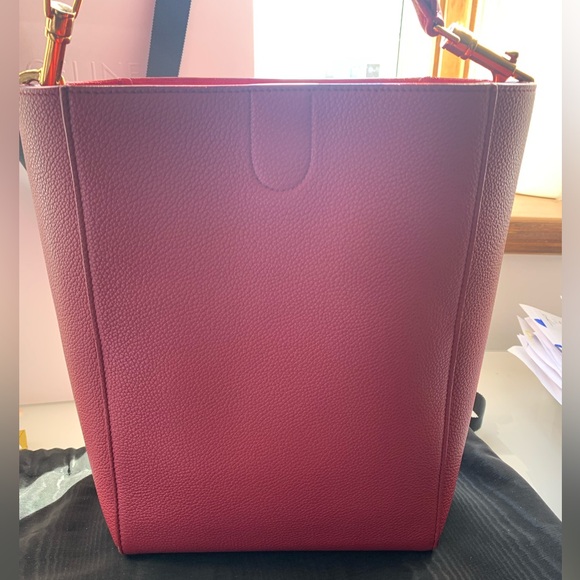 Authentic Celine Seau Sangle in Raspberry colour - Picture 12 of 12